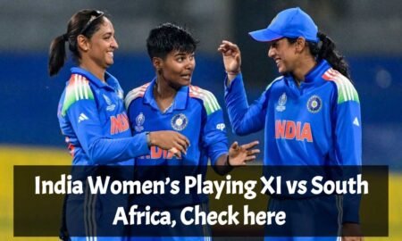India Women Playing XI vs South Africa for the ICC Women’s World Cup 2025 Final India Women’s Playing XI vs South Africa