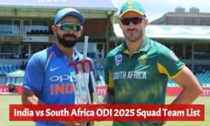 India vs South Africa ODI 2025 Squad Team List