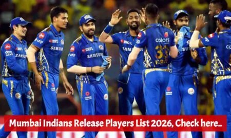 Mumbai Indians Release Players List 2026