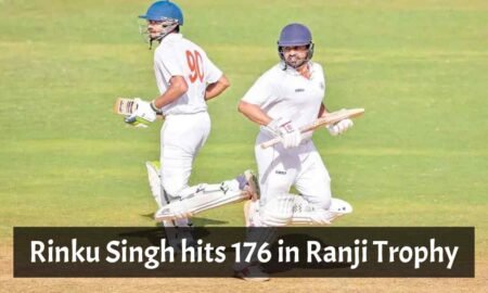 Ranji Trophy: Mumbai, Bengal Lead as Rinku Singh Dominates with 176