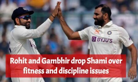 Rohit and Gambhir drop Shami over fitness and discipline issues