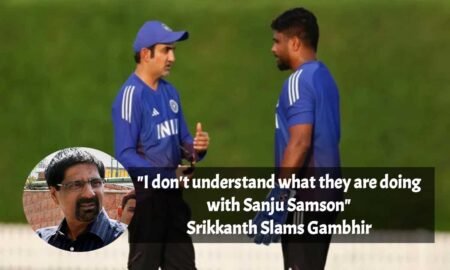 Is Gambhir killing Sanju Samson’s confidence? Srikkanth reveals the truth Srikkanth accuses Gautam Gambhir of shattering Sanju Samson’s confidence