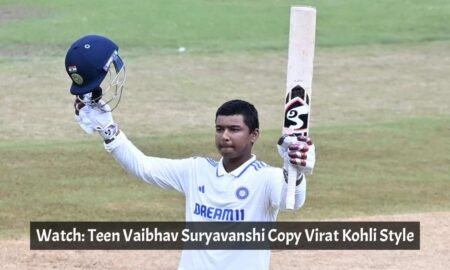 Teen Vaibhav Suryavanshi Copy Virat Kohli Style