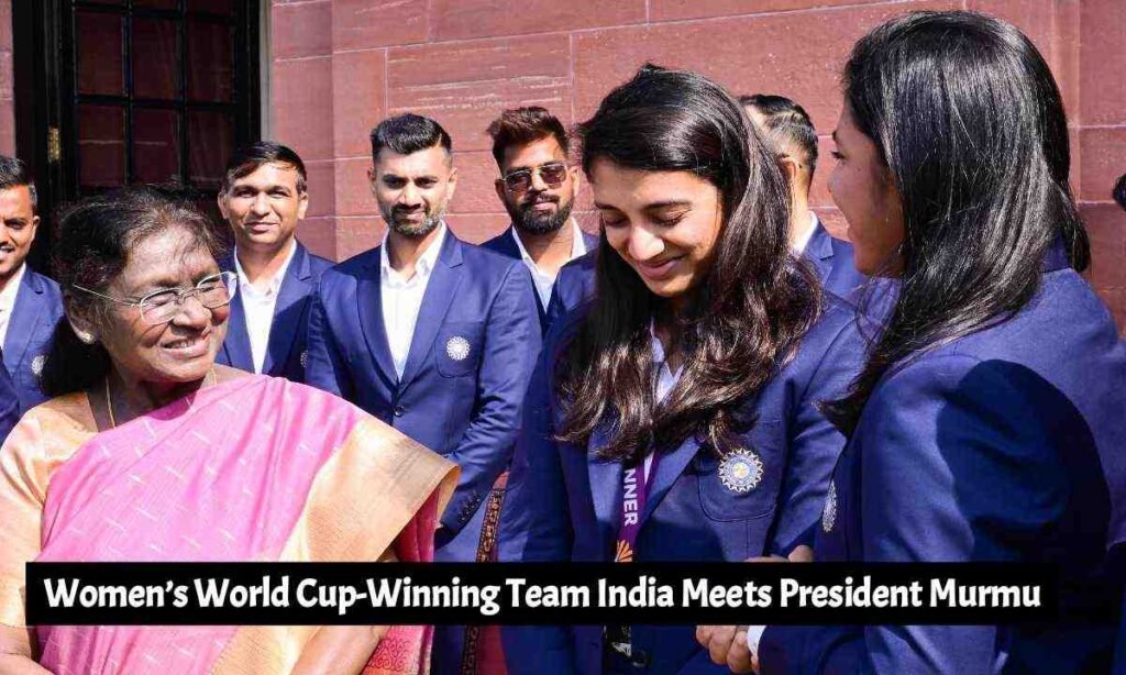 Women Team India Meets President Murmu