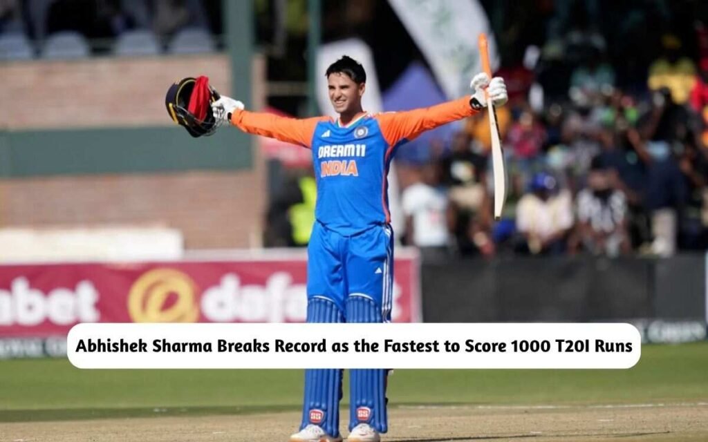 Abhishek Sharma Breaks Record