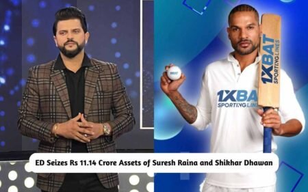 ED Seizes Rs 11.14 Crore Assets of Suresh Raina and Shikhar Dhawan