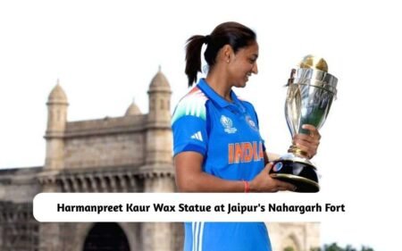 Harmanpreet Kaur Wax Statue