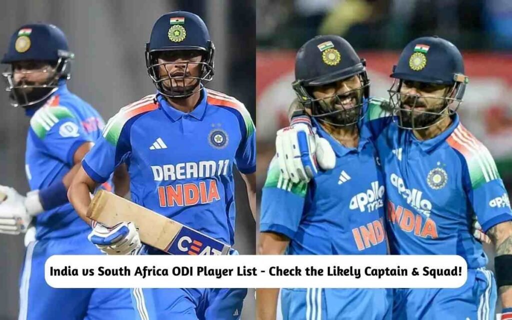 India vs South Africa Likely ODI Captain & Squad!
