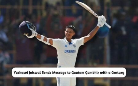 Yashasvi Jaiswal Replies with Century