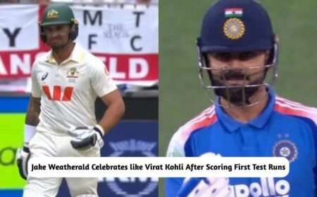 Jake Weatherald Virat Kohli Celebration