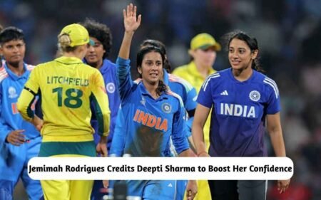 Jemimah Rodrigues Credits Deepti Sharma