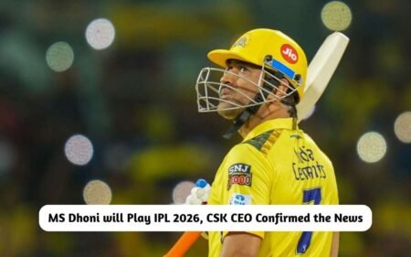MS Dhoni will Play IPL 2026