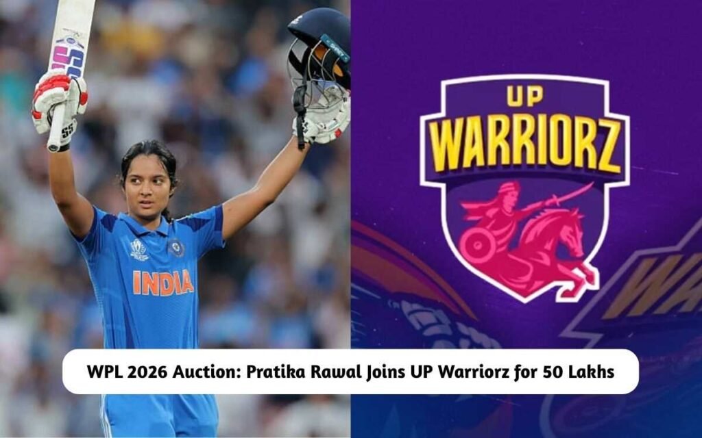 Pratika Rawal Joins UP Warriorz