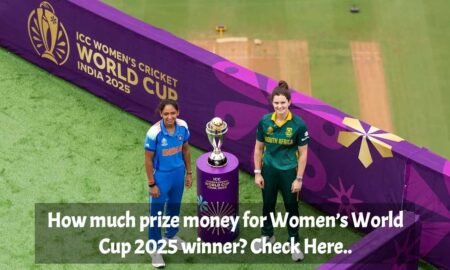 How Much Prize Money Awaits India in Women’s World Cup 2025 Final? Prize Money for Women World Cup 2025 Winner