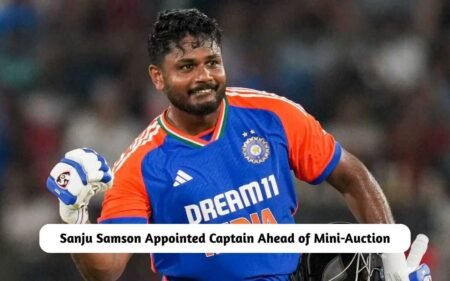 Sanju Samson Appointed Captain
