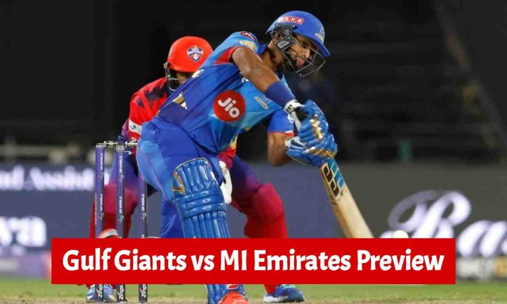 ILT20 2025: Gulf Giants vs MI Emirates Preview, Match 3, Playing XI Prediction