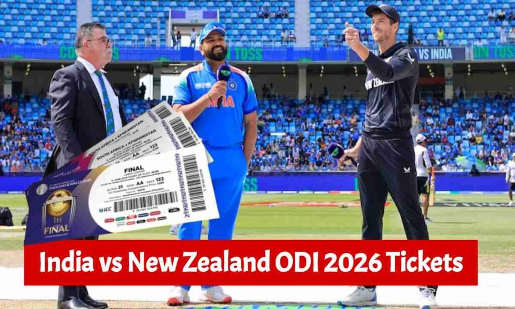 India vs New Zealand ODI 2026 Tickets