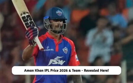 Aman Khan IPL Price 2026 & Team