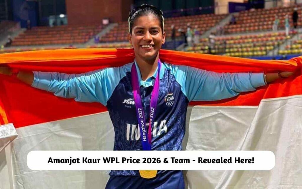 Amanjot Kaur WPL Price 2026 & Team