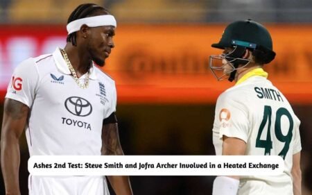 Steve Smith Jofra Archer Heated Exchange