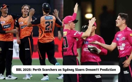 BBL 2025: Perth Scorchers vs Sydney Sixers Dream11 Prediction Today Match 1, Playing XI, Fantasy Cricket Tips, Pitch Report Perth Scorchers vs Sydney Sixers Dream11 Prediction