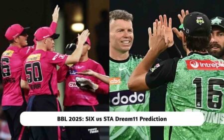 BBL 2025: SIX vs STA Dream11 Prediction Today Match 11, Pitch Report, Playing XI, Fantasy Cricket Tips SIX vs STA Dream11 Prediction