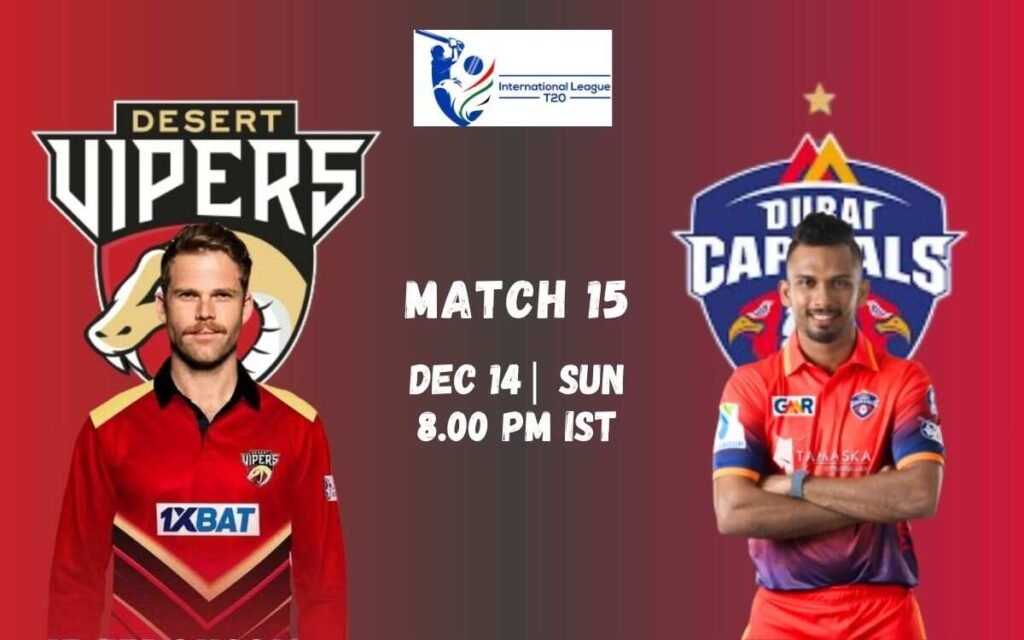 ILT20: DV vs DCP Dream11 Prediction Today Match 15, Playing XI, Fantasy Cricket Tips, Pitch Report DV vs DCP Dream11 Prediction