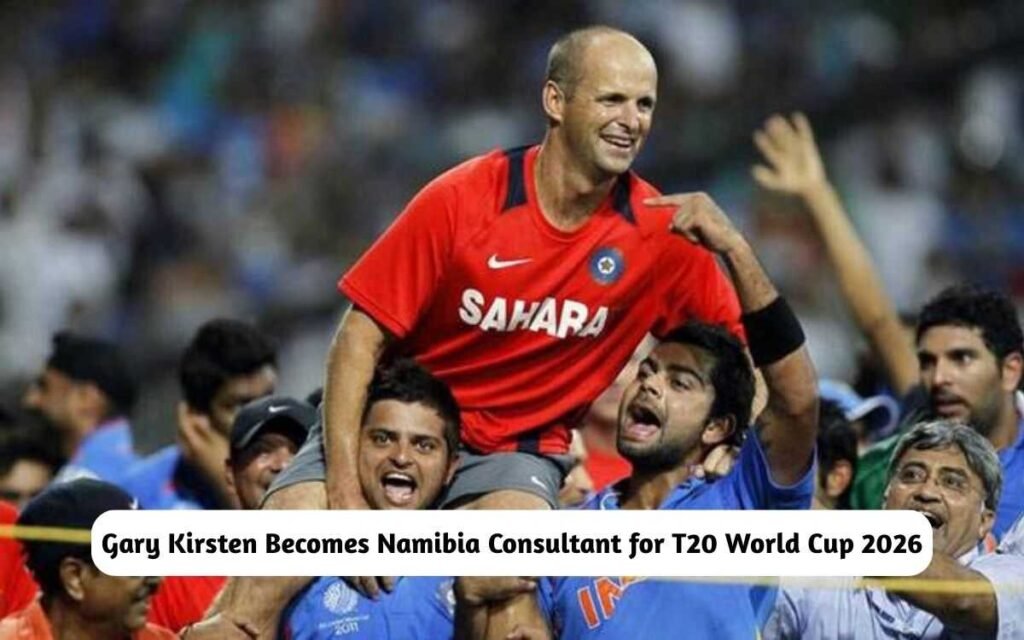 Gary Kirsten Joins Namibia as Consultant