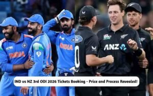 IND vs NZ 3rd ODI 2026 Tickets Booking