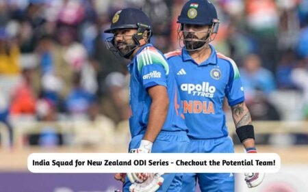 India Squad for New Zealand ODI Series