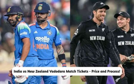 India vs New Zealand Vadodara Match Tickets