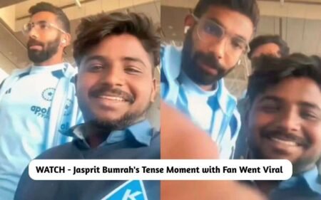 Jasprit Bumrah's Tense Moment with Fan