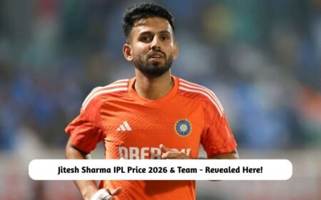 Jitesh Sharma IPL Price 2026 & Team