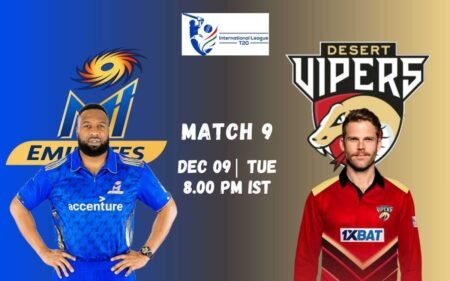 ILT20: MIE vs DV Dream11 Prediction Today Match 9, Playing XI, Fantasy Cricket Tips, Pitch Report ILT20: MIE vs DV Prediction