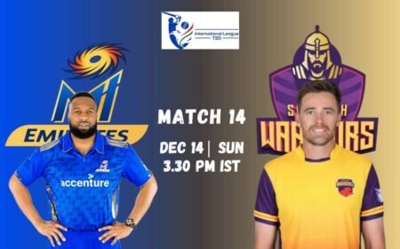 ILT20: MIE vs SW Dream11 Prediction Today Match 14, Playing XI, Fantasy Cricket Tips, Pitch Report MIE vs SW Dream11 Prediction