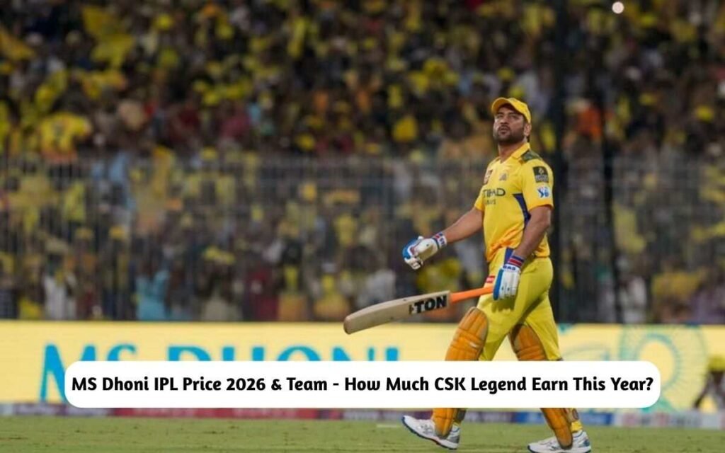 MS Dhoni IPL Price 2026 & Team