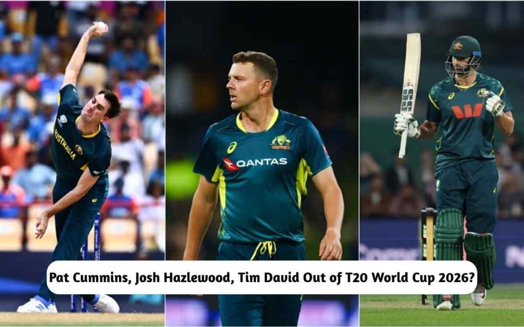 Pat Cummins, Josh Hazlewood, Tim David