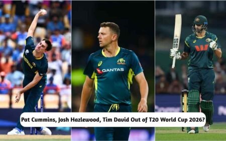 Pat Cummins, Josh Hazlewood, Tim David