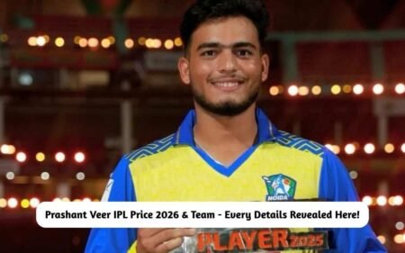 Prashant Veer IPL Price 2026 & Team