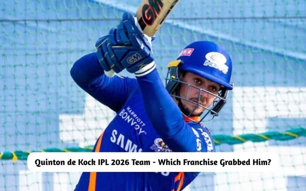 Quinton de Kock IPL 2026 Team
