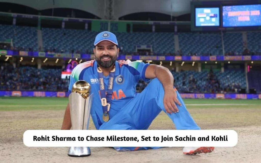 Rohit Sharma Milestone with Virat and Sachin