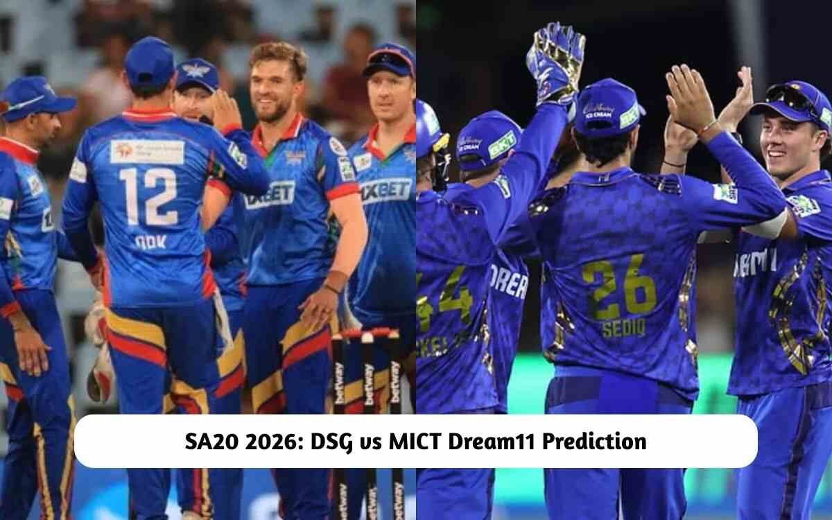 SA20 2026: DSG vs MICT Dream11 Prediction Today Match 4, Playing XI, Fantasy Cricket Tips, Pitch Report