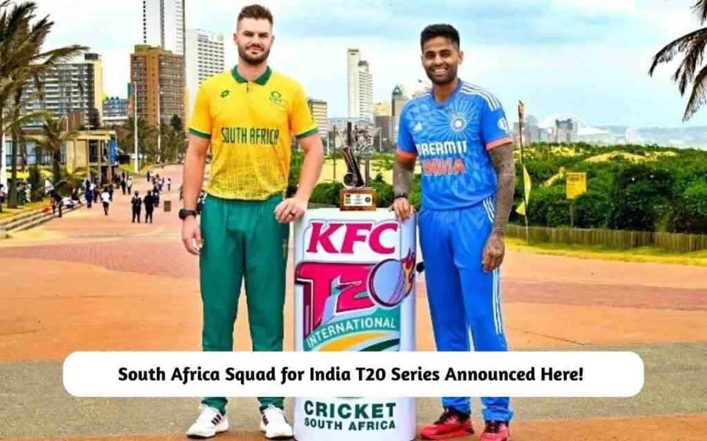 South Africa Squad for India T20 Series