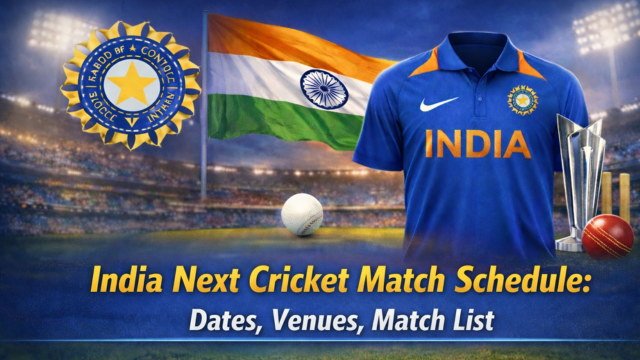 India Next Cricket Match Schedule