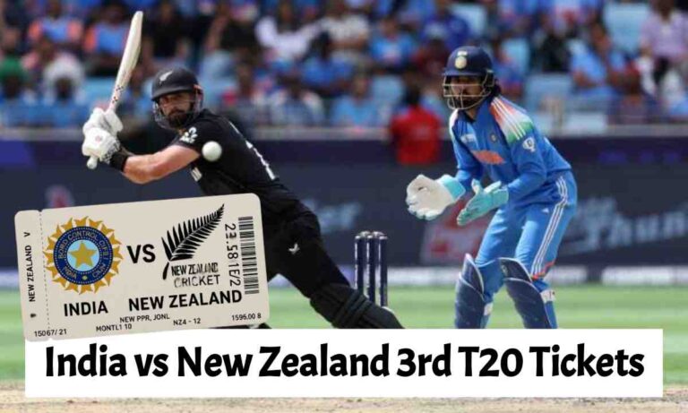 IND vs NZ 3rd T20 Tickets Online Booking Price: Complete Guide