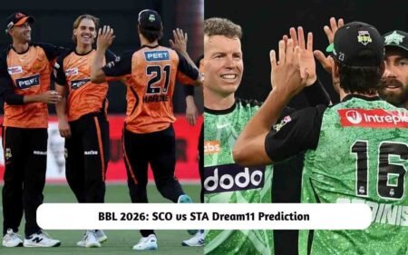 BBL 2026: SCO vs STA Dream11 Prediction Today Match 39, Pitch Report, Playing XI, Fantasy Cricket Tips SCO vs STA Dream11 Prediction