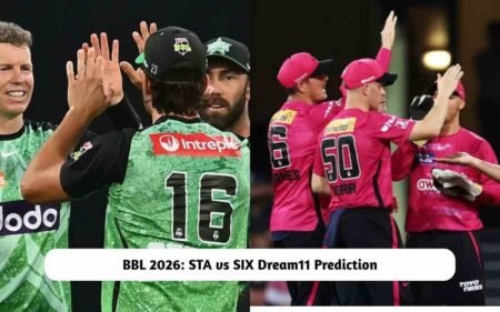 BBL 2026: STA vs SIX Dream11 Prediction Today Match 27, Pitch Report, Playing XI, Fantasy Cricket Tips STA vs SIX Dream11 Prediction
