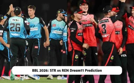 BBL 2026: STR vs REN Dream11 Prediction Today Match 38, Pitch Report, Playing XI, Fantasy Cricket Tips STR vs REN Dream11 Prediction