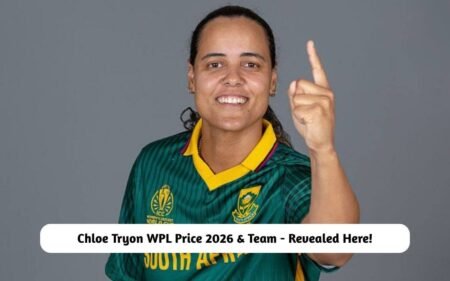Chloe Tryon WPL Price 2026 & Team