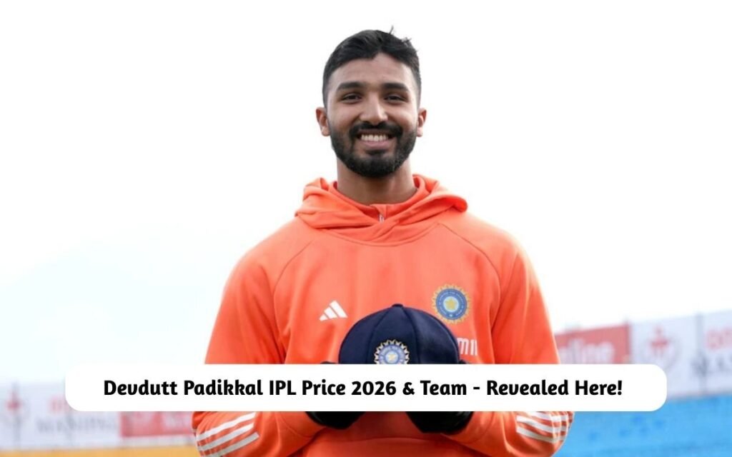 Devdutt Padikkal IPL Price 2026 & Team